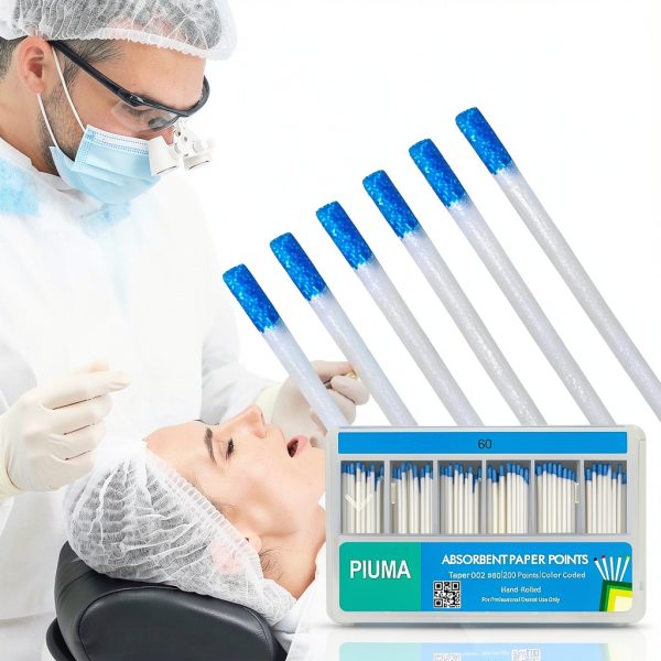 Piuma Absorbent Paper Points 200 JEVOLVE Dental Crafting Precision-3