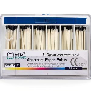 .04Taper #30 Blue Box of 100 Endodontic Points by Meta Biomed-0