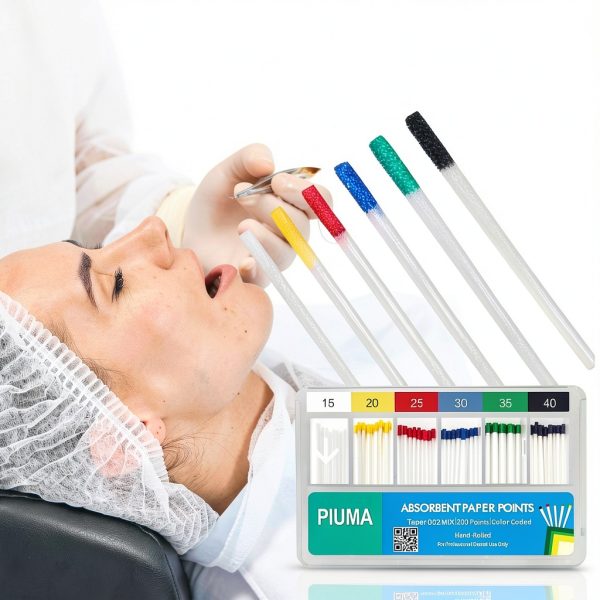 Omnia Dental Absorbent Paper Points 0.02 Taper 200 pcs Mixed-3