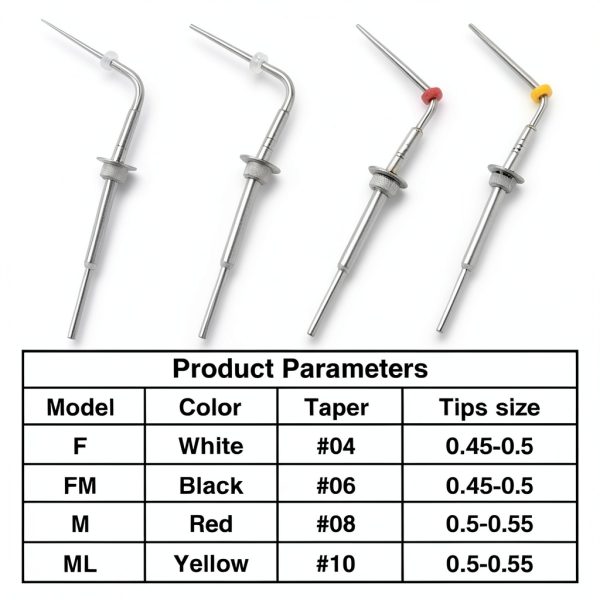Heated Tips Obturation System MINNO Gutta Percha Pen with 4 Size Tips-4