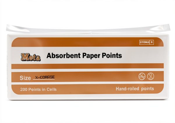 Meta Absorbent Paper Points Coarse 200/Cell Hand Rolled Endodontic-0