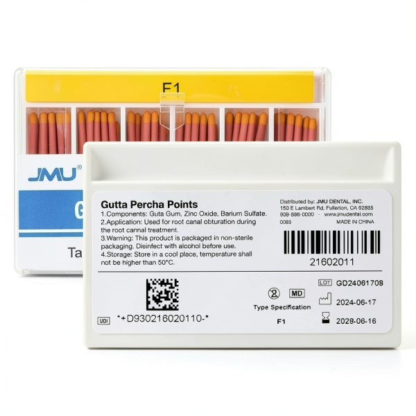JMU Gutta Percha Points, #F1, 60pcs/Pack-4