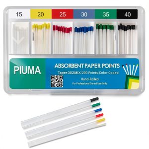 Omnia Dental Absorbent Paper Points 0.02 Taper 200 pcs Mixed-0