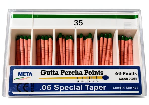 META Gutta PERCHA Points 06 Special Taper #35 60pts Pack Dental Tool-0