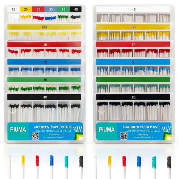 Dental Absorbent Paper Points 200 pcs Vastmed Endodontic Mixed Sizes-5