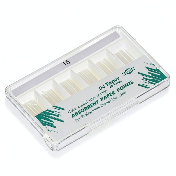 HSB Absorbent Paper Points #15 .04 Taper 60 per Pack – 400700-3
