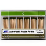 Meta Absorbent Paper Points Color Coded Coarse 200 - Endodontic Supply-0