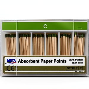 Meta Absorbent Paper Points Color Coded Coarse 200 - Endodontic Supply-0