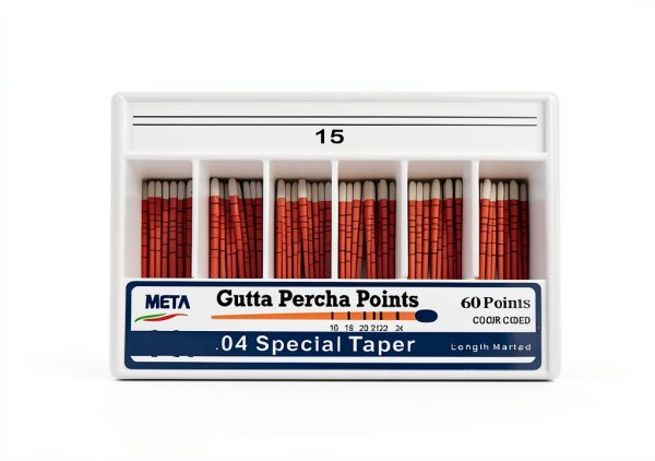 META Gutta PERCHA Points .04 Special Taper #15 60pts by Meta Dental-0