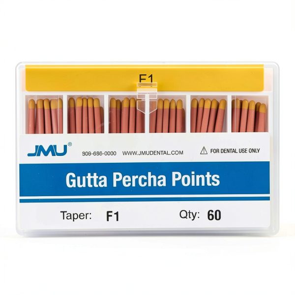 JMU Gutta Percha Points, #F1, 60pcs/Pack-0