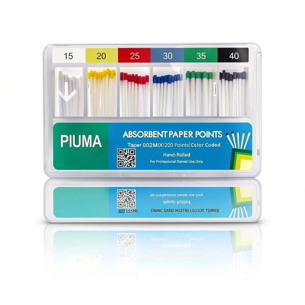 Omnia Dental Absorbent Paper Points 0.02 Taper 200 pcs Mixed-1